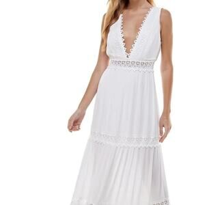 Bebe Cottage Boho Lace Dress Size Small #356